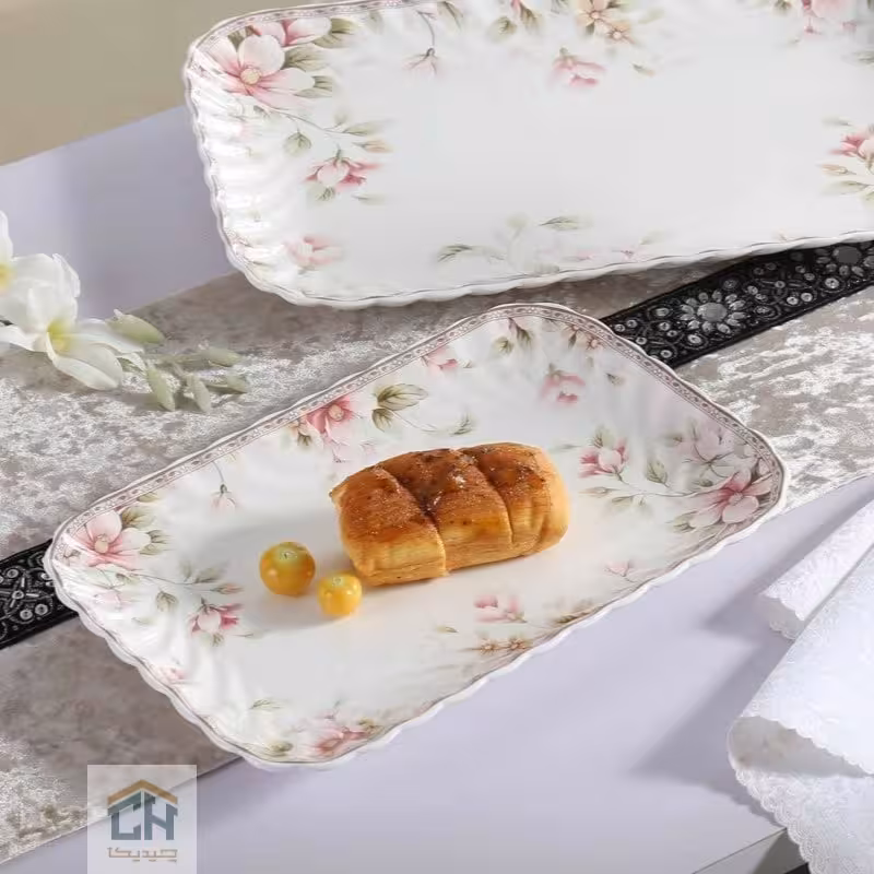 دیس چینی مستطیل کوچک گلدکیش طرح Sweety مدل GK701131