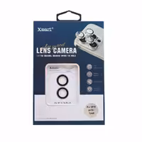 محافظ لنز اورجینال iPhone16 برند XMART مدل رینگی شابلون دار – رنگ آبی