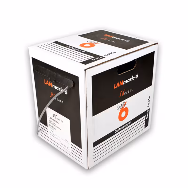 کابل شبکه تست فلوک CAT6 UTP LSZH ا Nexans Cat6 UTP LSZH 305m