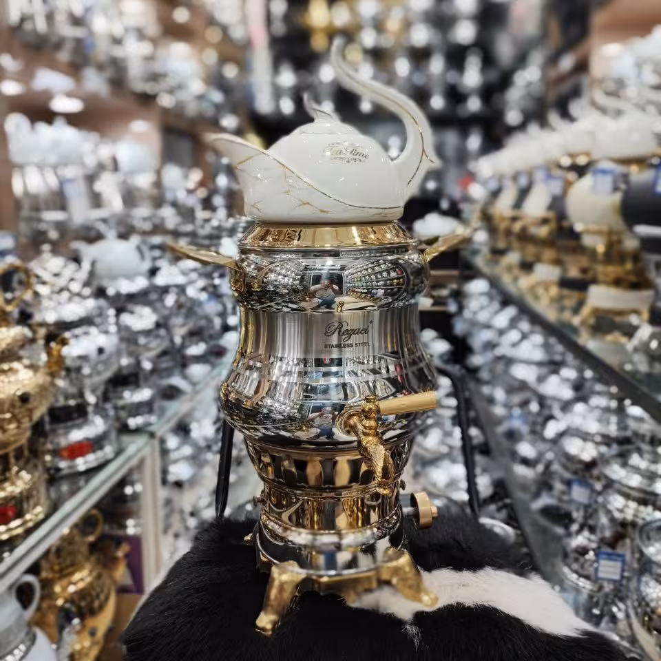 سماور  سه کاره کروپ ست 