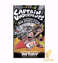 کتاب زبان انگلیسی کاپیتان زیرشلواری 12 Captain Underpants اثر Dav pilkey نشر معیار علم