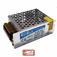 منبع تغذیه کف خواب 24 ولت 1 آمپر ادیسون مدل S-25-24