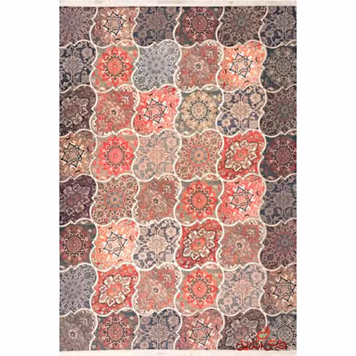 فرش ماشینی کلاریس کلکسیون چهل تیکه کد 100507