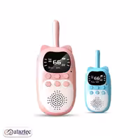 بی‌سیم کودک واکی تاکی مجموعه دو عددی مدل DJ200 |با برد 3 کیلومتری