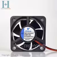 فن 5x5x2 دو سیم ZHIXIN 12V DC