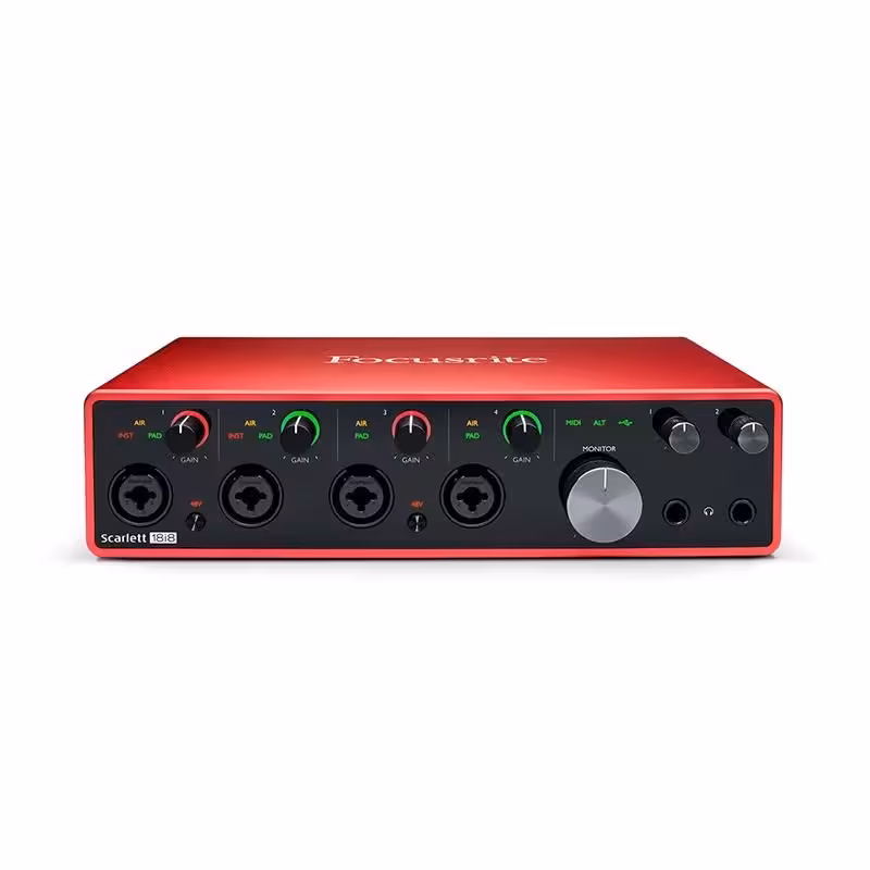 کارت صدا فوکوس رایت Focusrite Scarlett 18i8 3rd Gen Sound Card