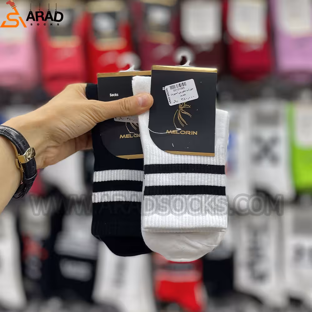 جوراب اسپرت دو خط