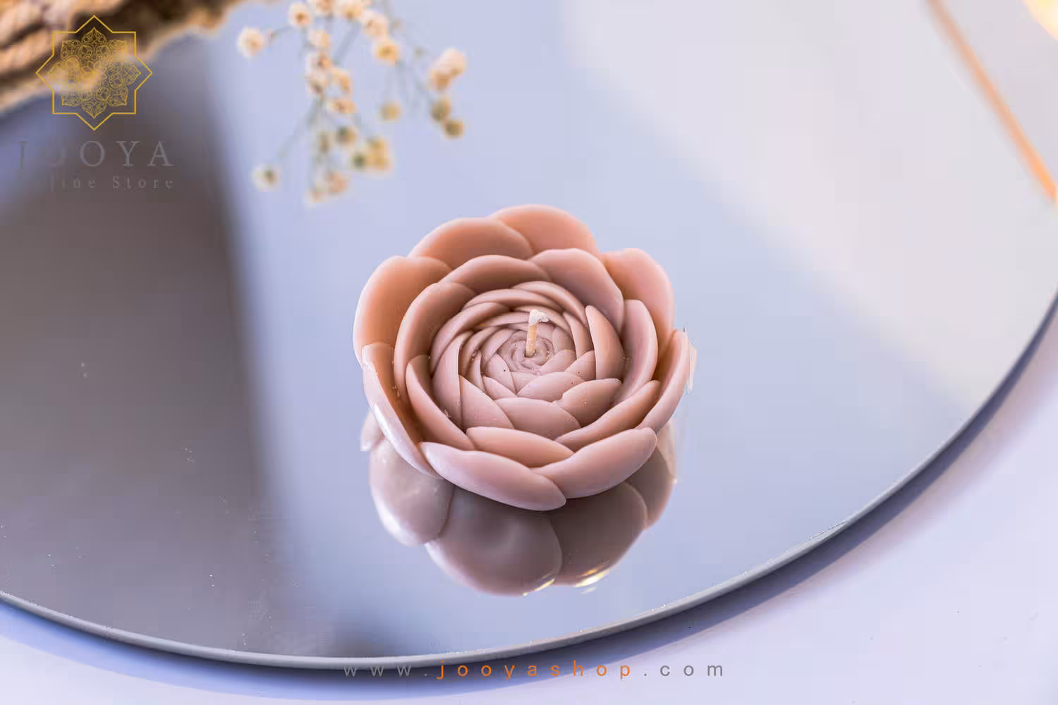 شمع طرح غنچه