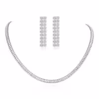 نیم سرویس استیل تنیسی جذاب آبکاری