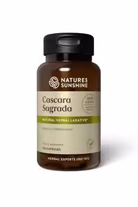 کپسول ملین Cascara Sagrada برند Nature&#039;s Sunshine ـ بسته 100 عددی