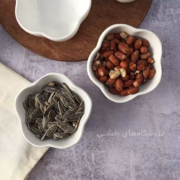 ست پیاله سرامیکی مدل گل 6 عددی