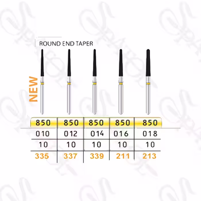 فرز الماسی پالیش کمپوزیت 10 میل  ROUND END TAPER 850 تیزکاوان TEESKAVAN