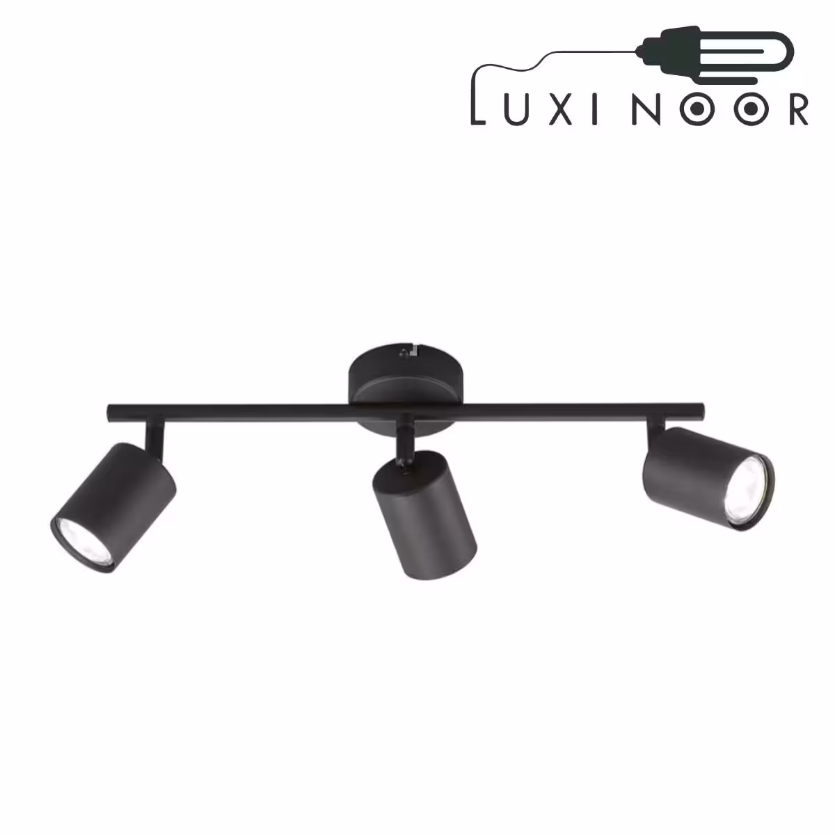 چراغ دیواری متحرک مشکی کد LUXNOOR-W103/3
