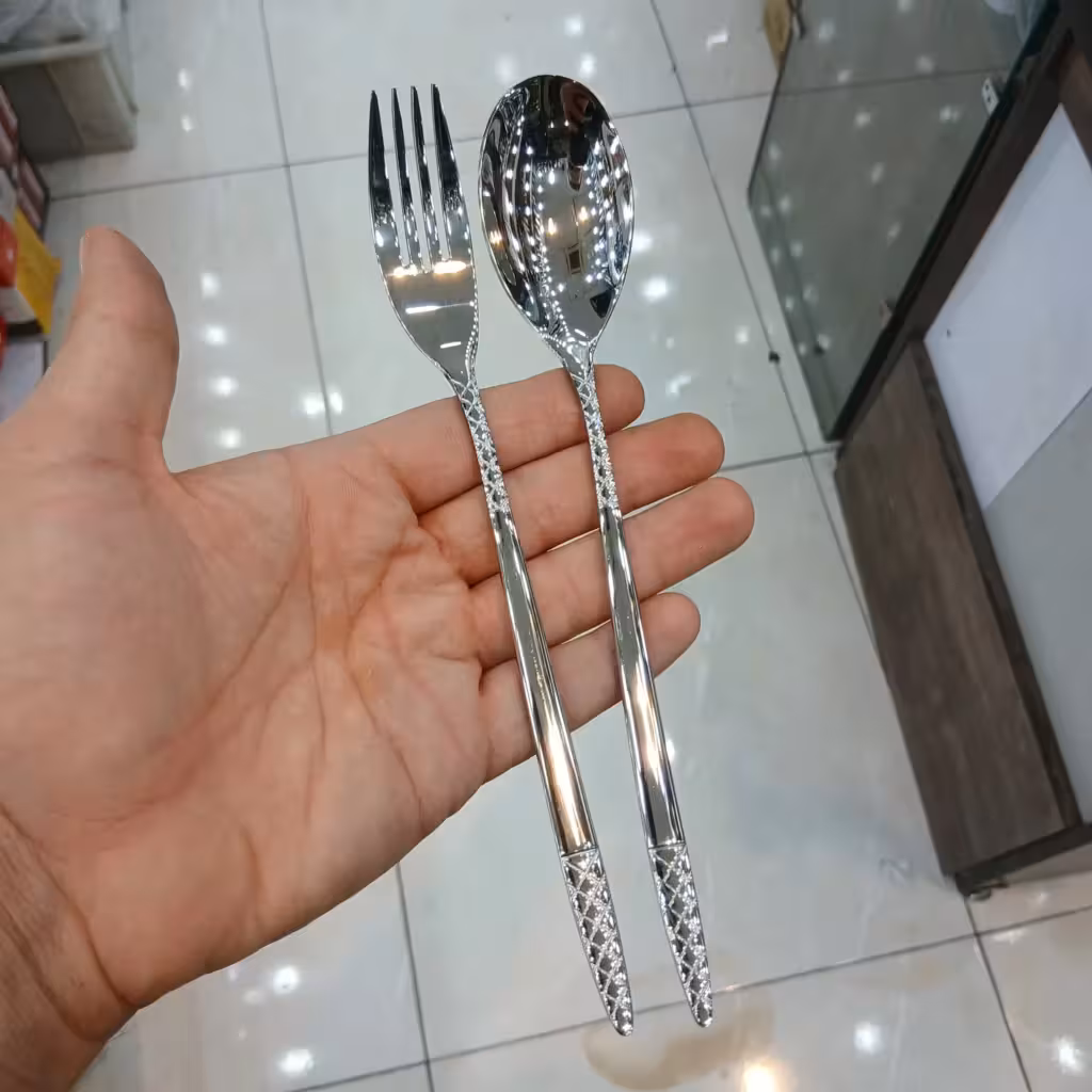 قاشق و چنگال غذاخوری 12 پارچه لوکا مدل 393m