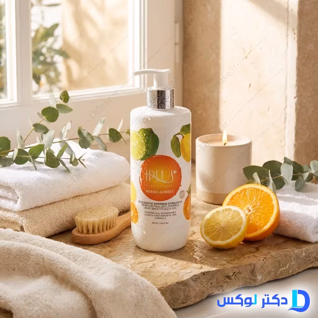 ژل آبرسان و نرم کننده اسکوربیل فسفات و هیالورونیک اسید آی پلاس