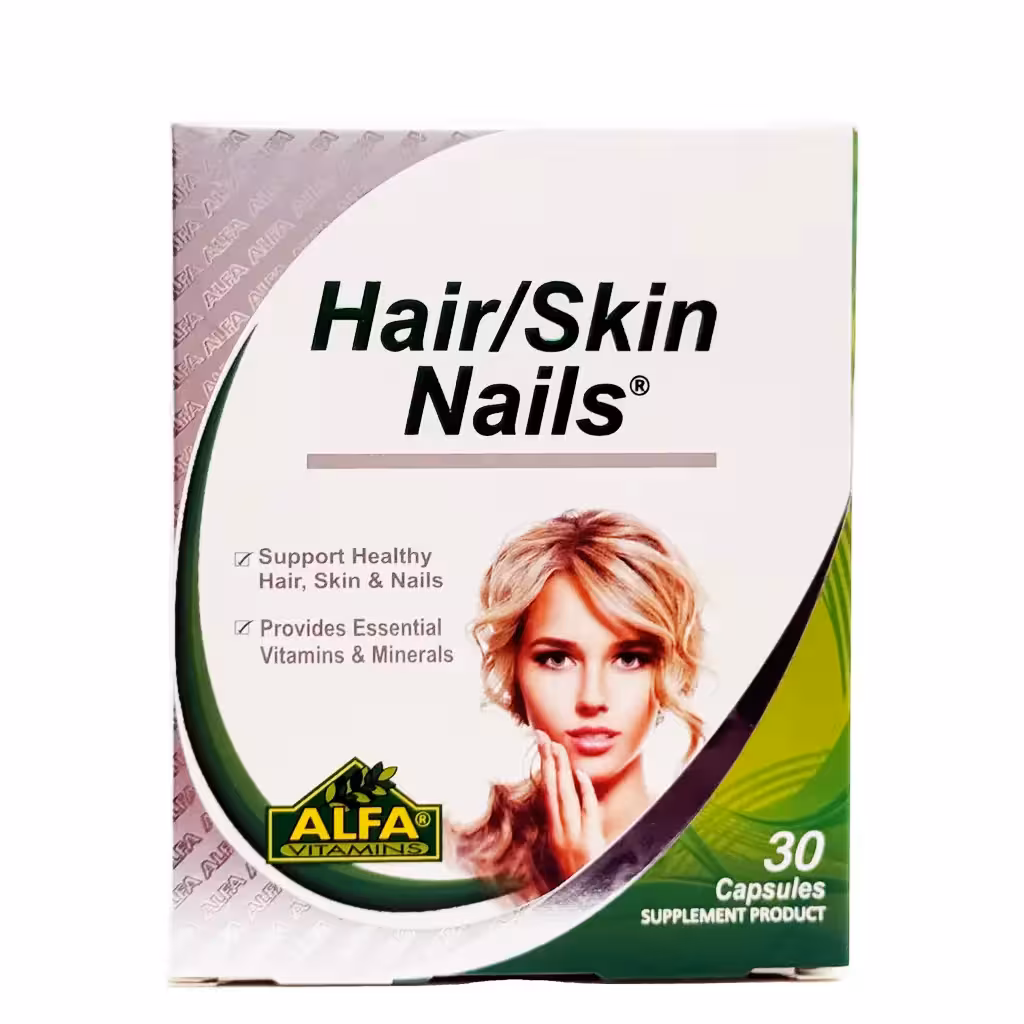 کپسول هیر اسکین نیلز آلفا ویتامینز - 30 عددی