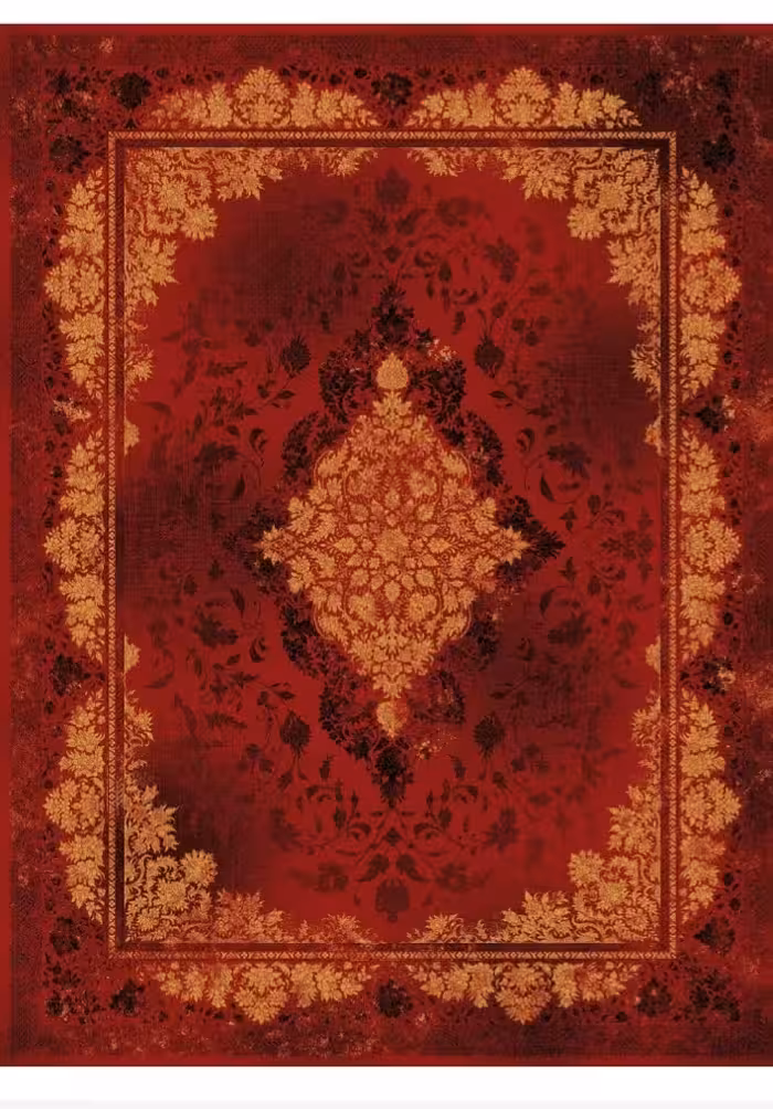 فرش ماشینی کاشان700شانه تراکم 2550صددرصد اکرولیک mg