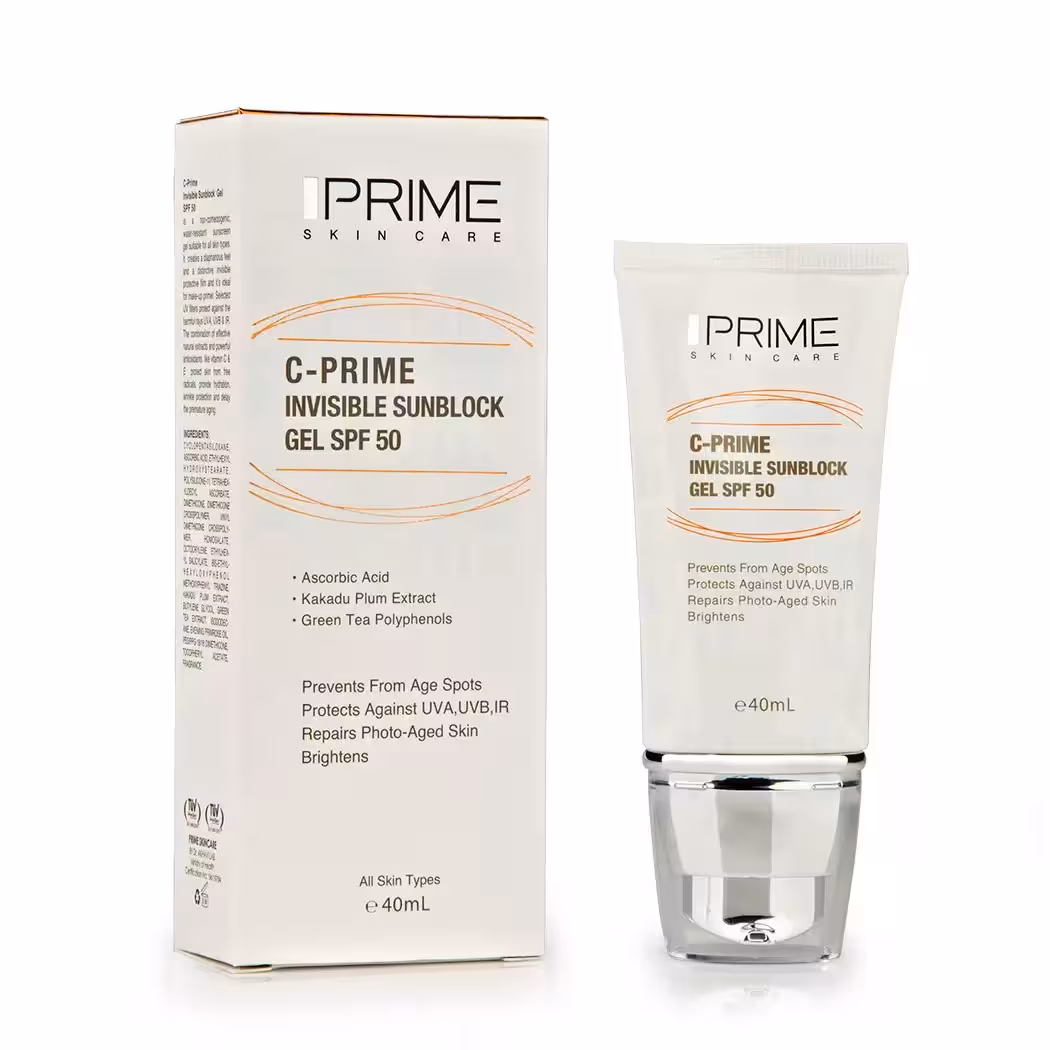 ژل ضد آفتاب ویتامین سی پرایم SPF50