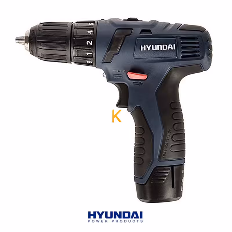 دریل پیچ گوشتی شارژی مدل HP121L-CD هیوندای