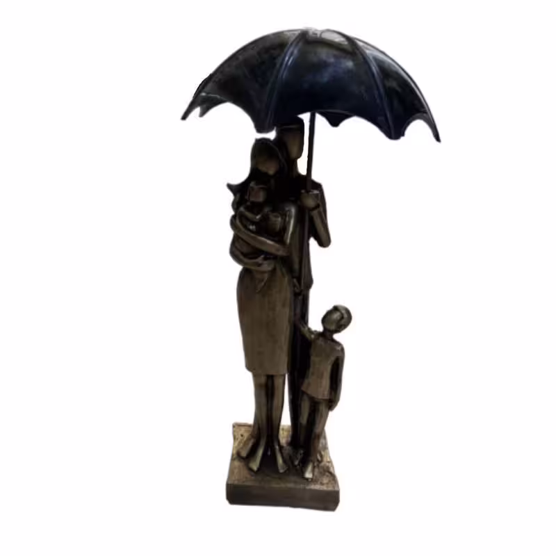 مجسمه  مدل خانواده چتری گرافیکی کد 04