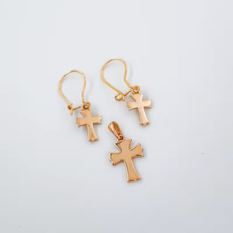 نیم ست طرح صلیب