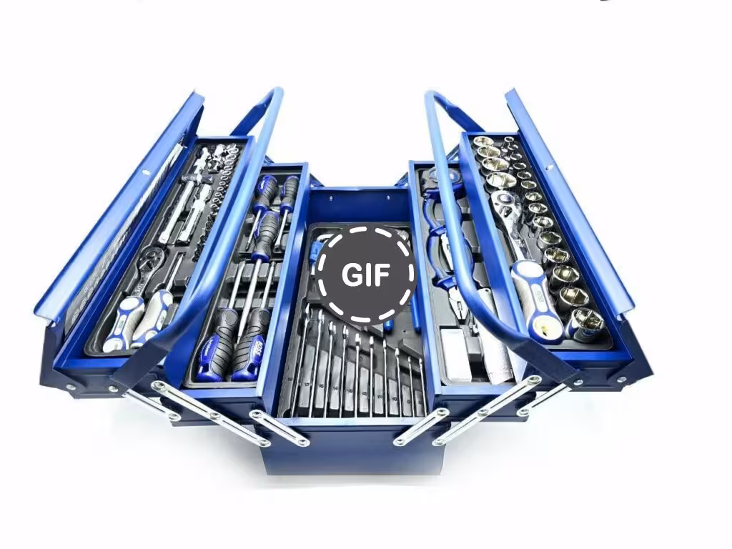 مجموعه جعبه بکس و ابزار 85 عددی صنعتی باس  مدل Box-85N