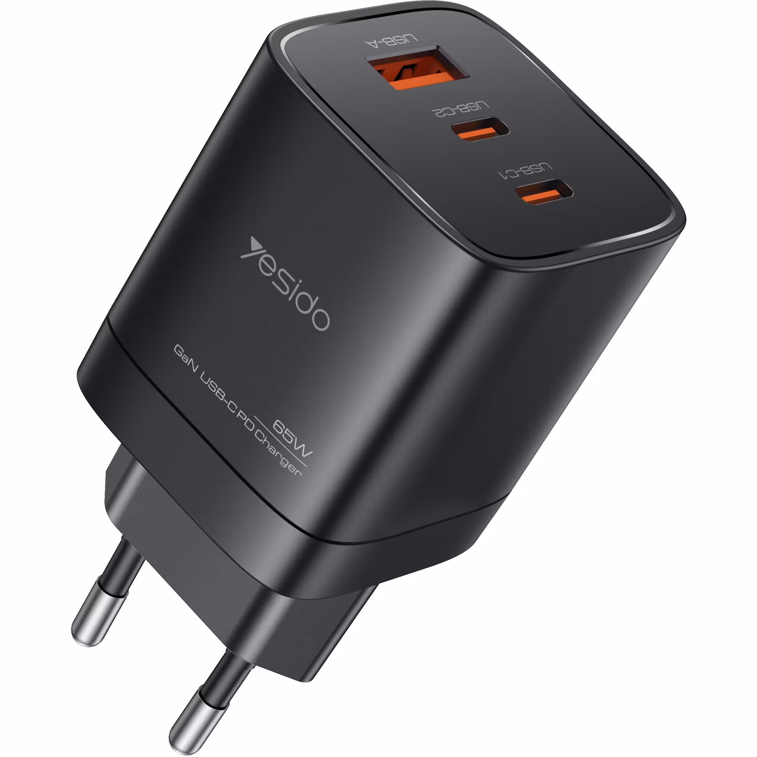 کلگی فست شارژ Yesido YC65 Gan 3Port 4.5A QC PD 65W