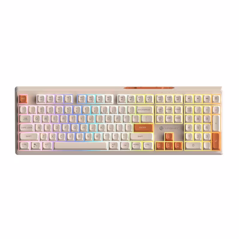 کیبورد بی سیم لاجی کی مدل K330CW، سوییچ ممبران، Full-Size، نورپردازی RGB | کالا مکس