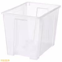 جعبه شفاف 65 لیتر مدل SAMLA | برند ایکیا | ارسال 15 الی 20 روز کاری