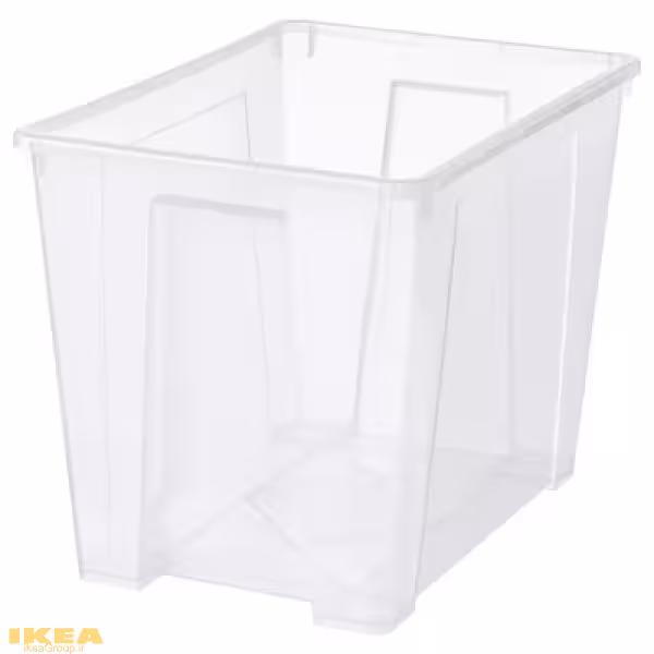 جعبه شفاف 65 لیتر مدل SAMLA | برند ایکیا | ارسال 15 الی 20 روز کاری