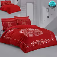 سرویس لحاف روتختی 2 نفره چاپی تنسل برند ترکاز(Turkaz) کد 2097