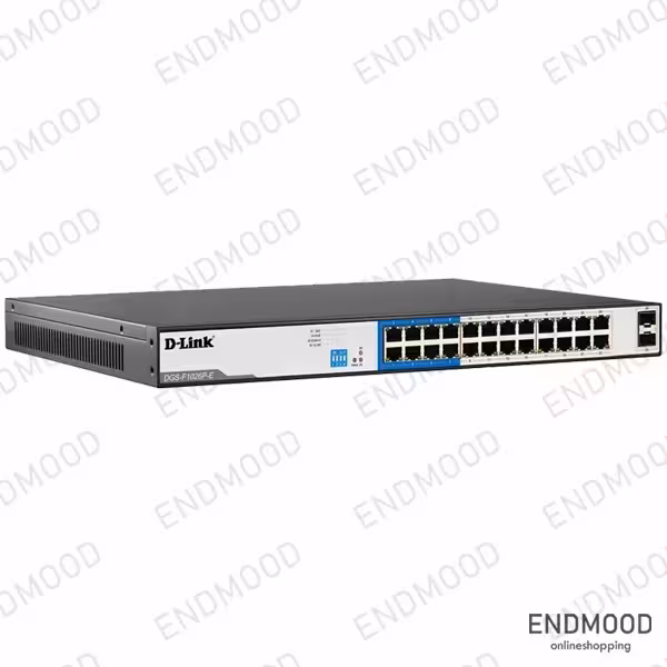 سوئیچ 24 پورت PoE دی لینک DGS-F1026P-E