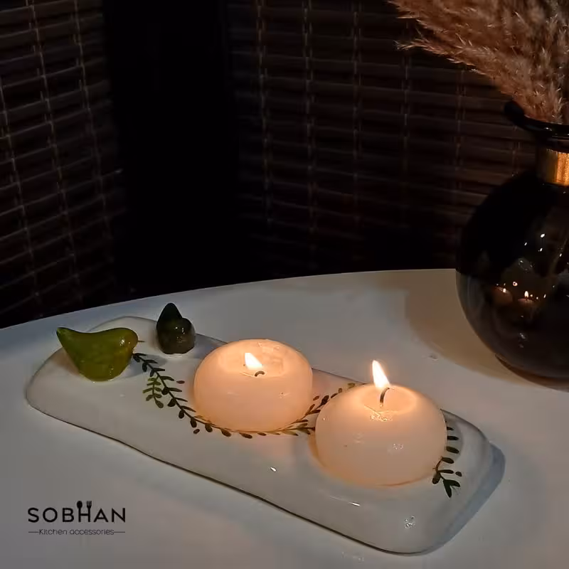 جا شمعی پرنده دار