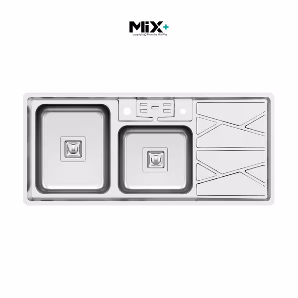 سینک ظرفشویی میکس پلاس مدل 8041S45
