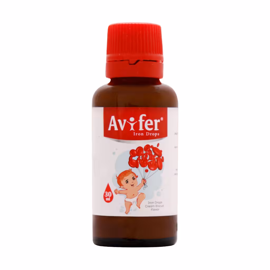 آویفر قطره آهن آویزومال 15میلی گرم 30ml