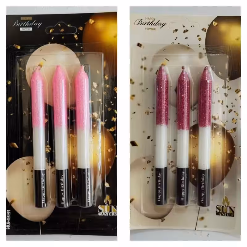 شمع مدادی سه عددی