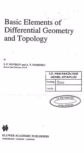 خرید و دانلود نسخه کامل کتاب basicelements of differential geometry and topology