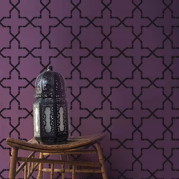 شابلون دیواری داماسک کد 572