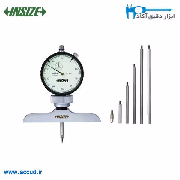 عمق سنج ساعتی 300 میلی متر INSIZE (اینسایز) مدل 2342-202