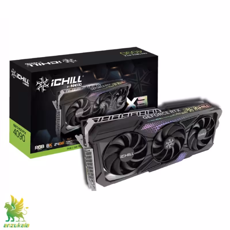 کارت گرافیک اینو تری دی مدل GEFORCE RTX 4090 ICHILL X3 با ظرفیت 24 گیگابایت