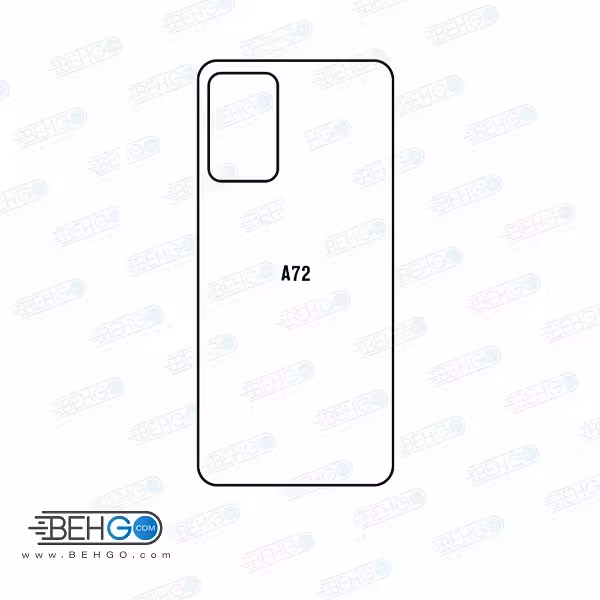 برچسب پشت گوشی سامسونگ Samsung A72/A72 5G