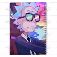 دفتر مشق کارتون ریک و مورتی