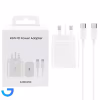 جزئیات ، قیمت و خرید شارژر دیواری 45 وات 3 پین سامسونگ به همراه کابل ( پک جدید - اصلی ) مدل EP-T4510 | فروشگاه آریا
