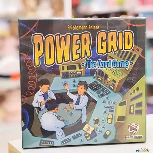 بازی کارتی فکری Power grid نسخه کارتی شرکت space boardبرای2الی6نفر