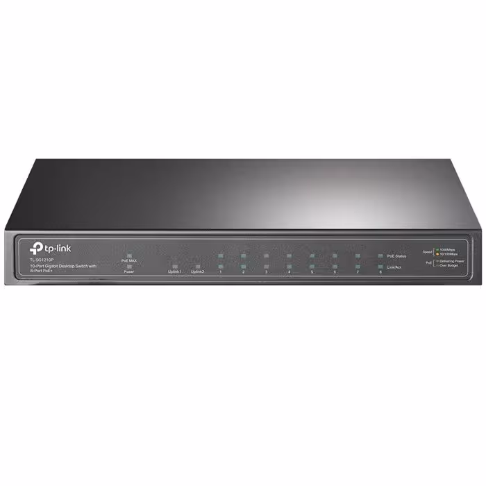 سوییچ 8 پورت تی پی-لینک مدل TL-SG1210P