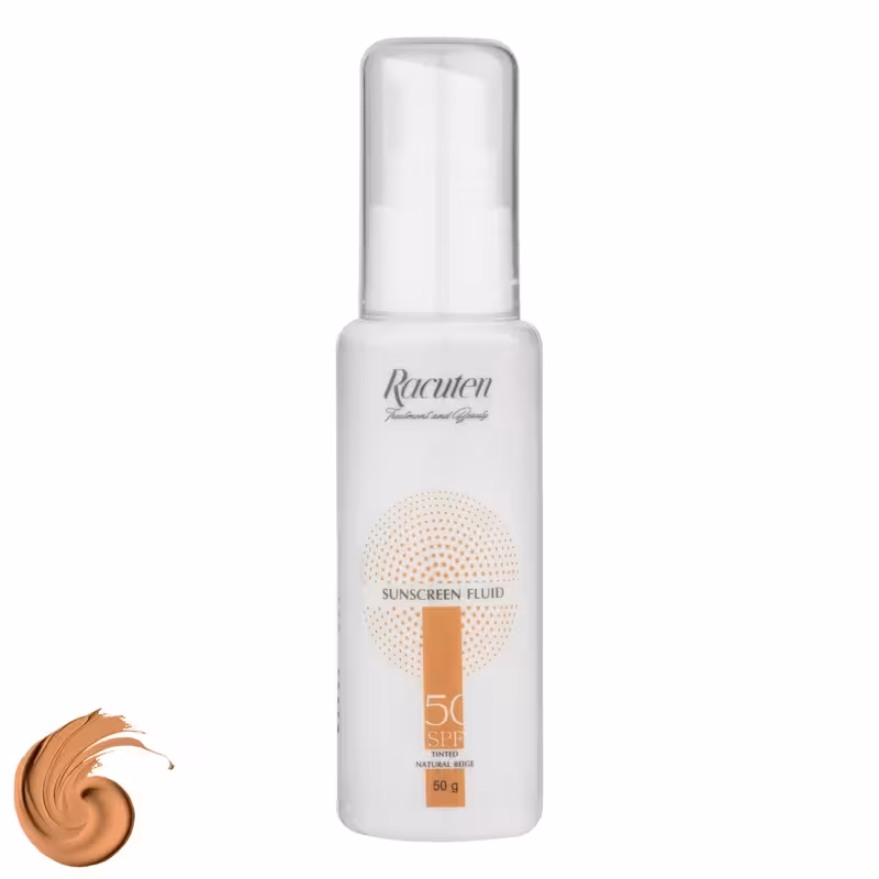 فلوئید ضد آفتاب رنگی پوست چرب SPF50 راکوتن