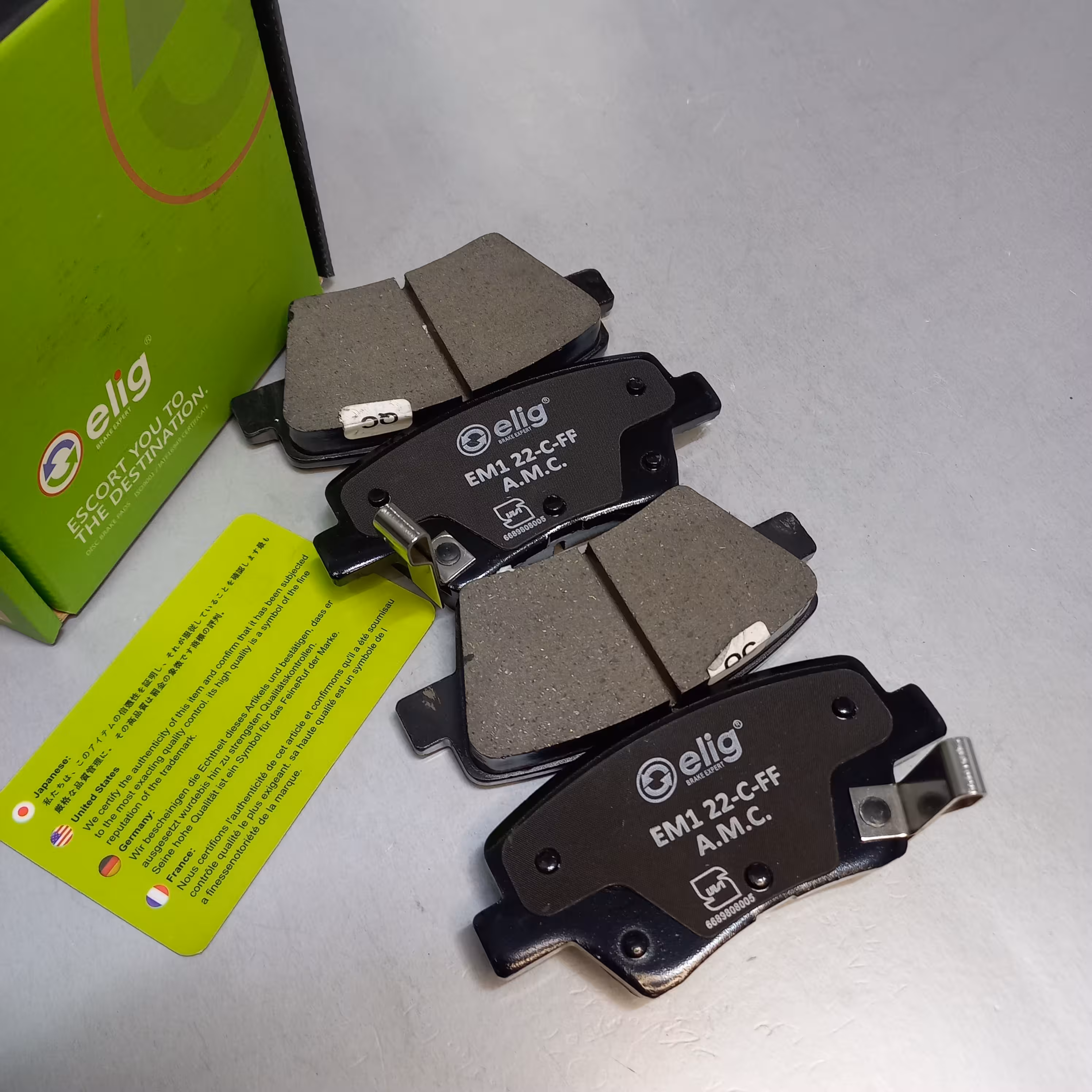 لنت ترمز عقب دنا پارس tu5 سمند سورن برند سرامیکی کربن الیگ 