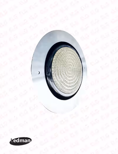 چراغ روکار استخری فوق باریک استیل 20 وات فول کالر لدمان
