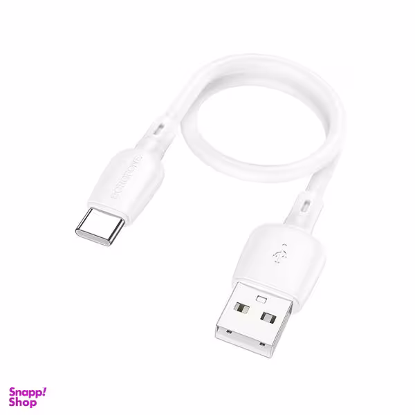 کابل تبدیل USB به USB-C بروفون مدل BX93 27W طول 25 سانتی متر