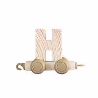 قطار چوبی طرح حروف انگلیسی حرف H